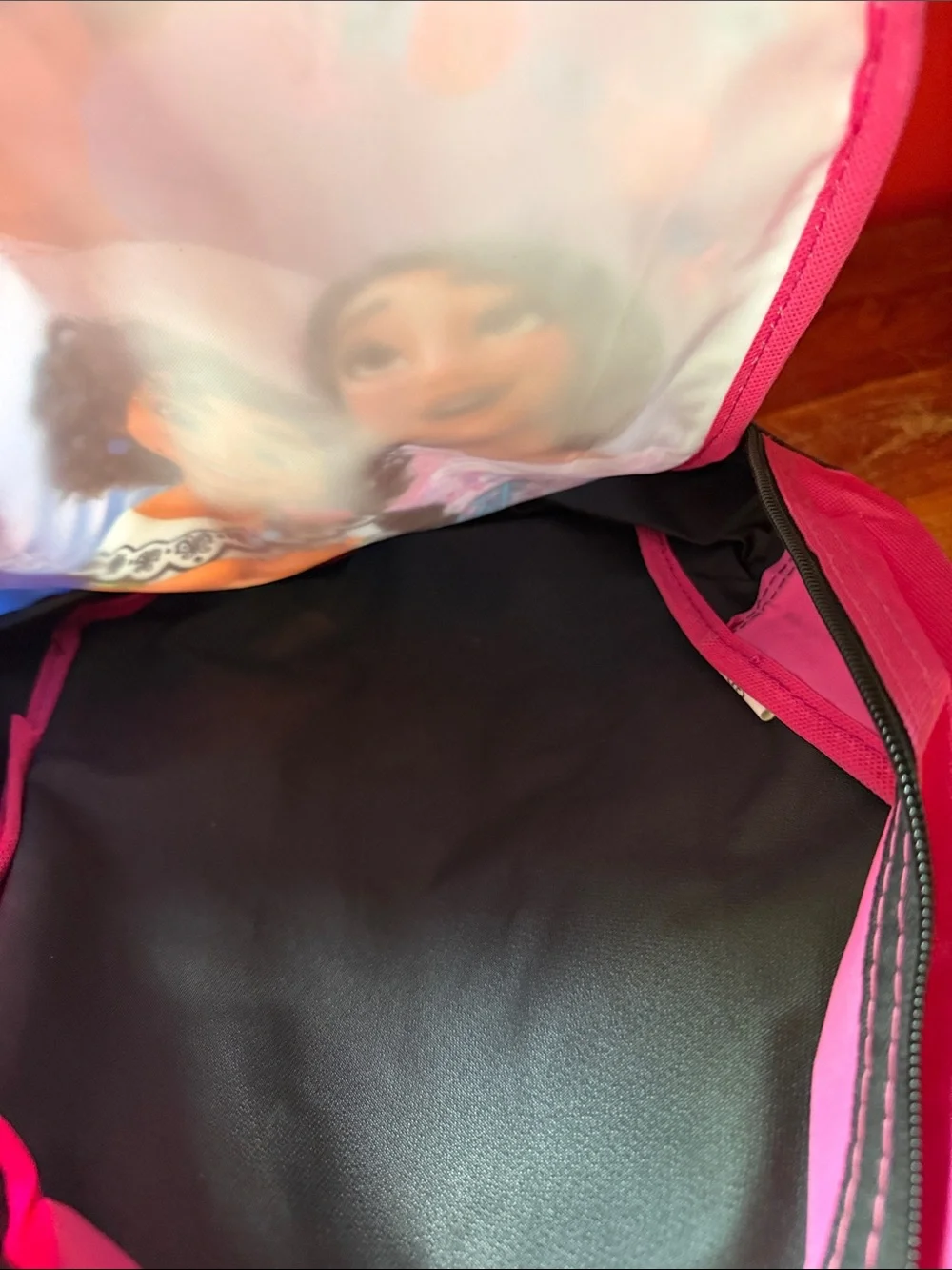 Kids Pink & Multicolor Animated Character Backpack - Family Is Everything